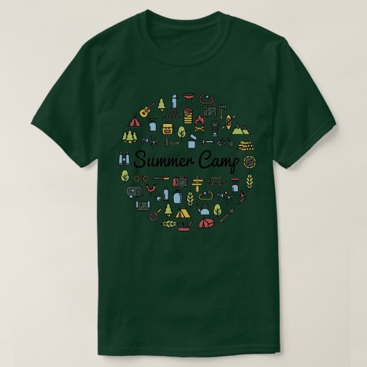 CAMPING 1 GELASSEN T-Shirt (Design vorne)