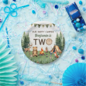 Camping 2. Geburtstag Party Pappteller (Party)