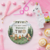 Camping 2. Geburtstag Party Pappteller (Party)