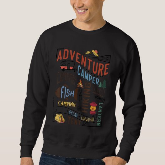 Camping 2 sweatshirt (Vorderseite)