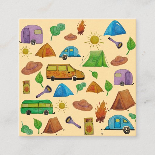 Camping-Abenteuer Begleitkarte (Vorderseite)