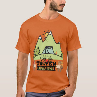 Camping-Abenteuer Erkunden Sie die großen Außensei T-Shirt
