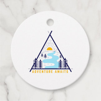 Camping-Abenteuer erwartet Sie Geschenkanhänger