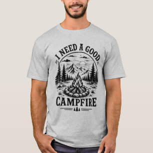 Camping-Abenteuer-Geschenk im Vintage-Stil am Lage T-Shirt