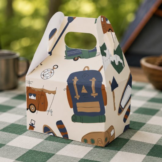Camping-Abenteuer Geschenkschachtel