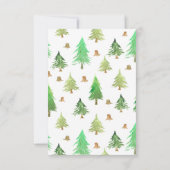 Camping Abzeichen & Icons UAWG mit/Mahlzeit Auswah RSVP Karte (Rückseite)