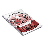 Camping Abzeichen Notizblock (Rechte Seite)