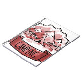 Camping Abzeichen Notizblock (Linke Seite)