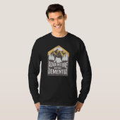 Camping Adventure Before Dementia Zelt T-Shirt (Vorne ganz)