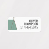 Camping Adventure Children Etiketten (Design 2)