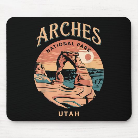 Camping Adventure Explorer-Arches National Mousepad (Vorne)