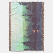 Camping Adventure Forest Mountain Illustration Decke (Vorderseite Vertikal)