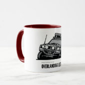 Camping Adventure | Nissan Patrol 4x4 Tasse (Vorderseite Links)