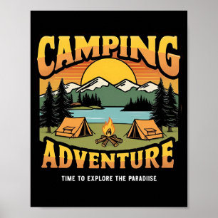 Camping Adventure Poster