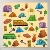 Camping adventure poster (Vorne)
