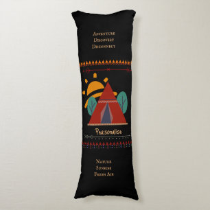 Camping Adventure Tribal Zent Black Seitenschläferkissen