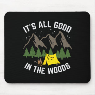 Camping Alles Gut Im Wald Wandern Camper Männer Mousepad