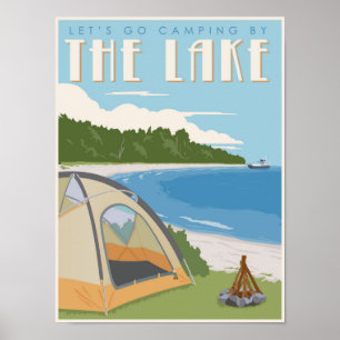 Camping am See Poster