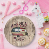 Camping Amerika ruft und ich muss gehen Pappteller (Party)