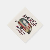 Camping Amerika ruft und ich muss gehen Serviette (Ecke)