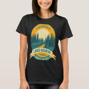 Camping Angeln am Genfer See T-Shirt