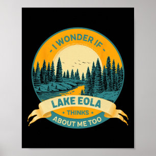 Camping Angeln Poster