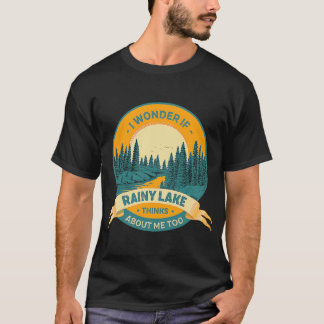 Camping Angeln Rainy Lake T-Shirt