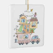 Camping-Anhänger für die Straßenfamilie Keramikornament (Rechts)