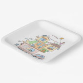 Camping-Anhänger für die Straßenfamilie Pappteller (Gewinkelt)