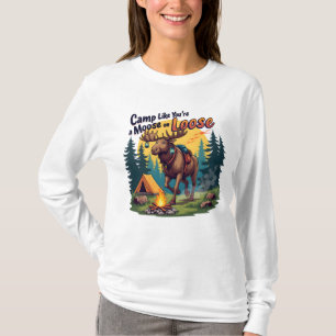 Camping Animal Funny T - Shirt