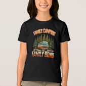 Camping-Anleihe für Familien: Spaß und Abenteuer i Tri-Blend Shirt (Vorderseite)