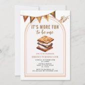 Camping Arch 1. Geburtstag Einladung (Vorderseite)