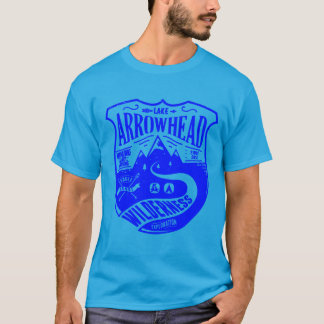 Camping Arrowhead Lake Wilderness Green T-Shirt