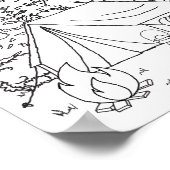 Camping Art Camping Galerie Al Porto Kunst, Dichtu Poster (Ecke)