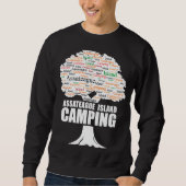 Camping Assateague Island Camping Sweatshirt (Vorderseite)