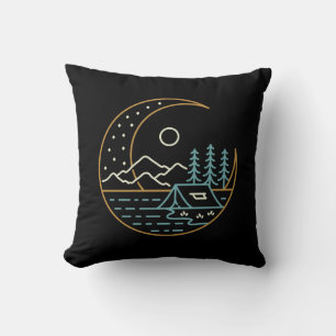 Camping auf dem Mond Kissen