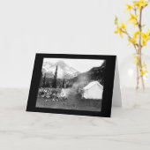 Camping auf Inder Henry, der Mount Rainier, WA Karte (Gelbe Blume)