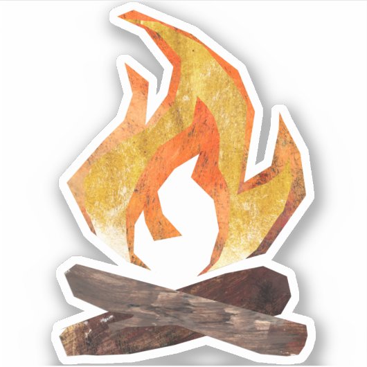 Camping Aufkleber (Vorderseite)