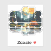 Camping Aufkleber (Blatt)