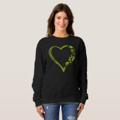 Camping-Ausrüstung Wohnmobil Herz Zelt Sweatshirt (Vorne ganz)