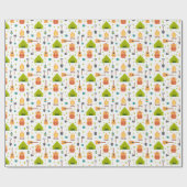 Camping Außengetriebemuster Geschenkpapier (Flach)