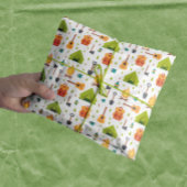 Camping Außengetriebemuster Seidenpapier