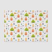 Camping Außengetriebemuster Seidenpapier (Vorderseite)