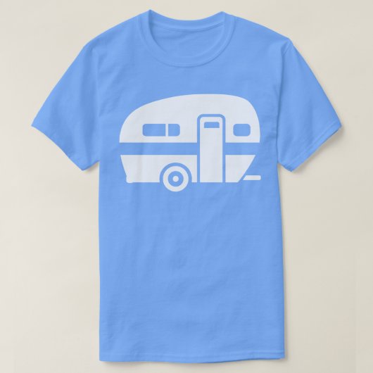 Camping-avan-Anhänger 1 T-Shirt (Design vorne)