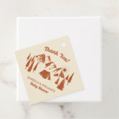 Camping Baby Dusche Kleiner Camper Woodland Geschenkanhänger (Beispiel)