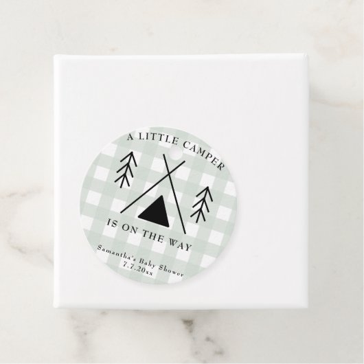 Camping Babydusche Geschenkanhänger (Beispiel)