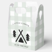 Camping Babydusche Geschenkschachtel (Geöffnet)