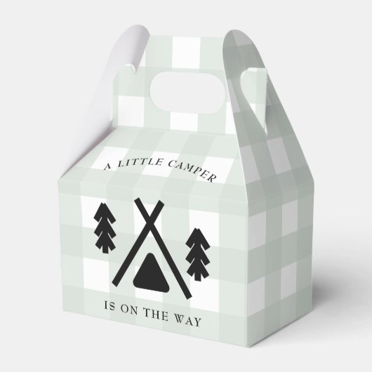 Camping Babydusche Geschenkschachtel (Vorderseite)