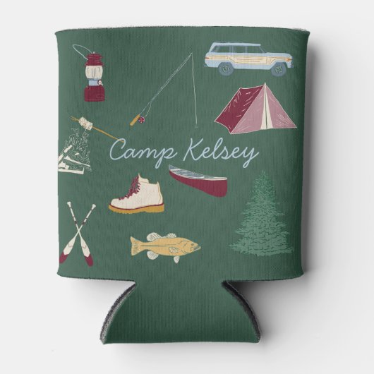 Camping Bachelorette Dosenkühler (Vorderseite)