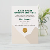 Camping Bachelorette Einladung (Stehend Vorderseite)